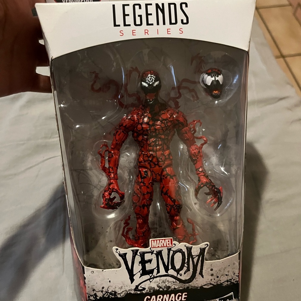 Marvel Legends Carnage Figure in Red and Black